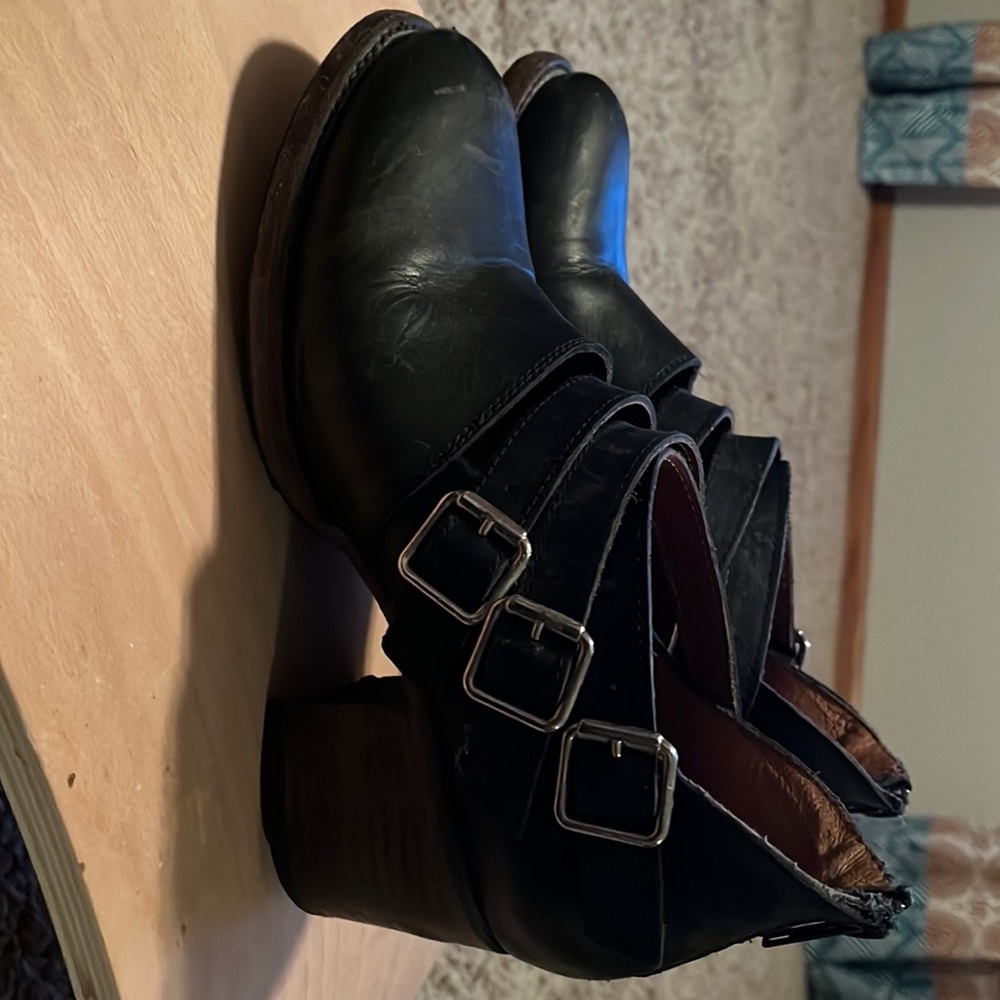 Freebird strapped booties